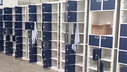 Customized smart electronic parcel lockers for school and factory
