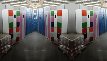 Customized smart electronic parcel lockers for supermarket and school