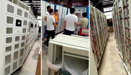 Customized digital storage solution new smart food lockers