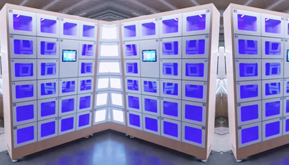 Customized smart food lockers for online order delivery