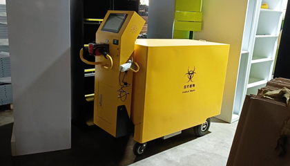 Customized smart medical waste storage lockers for hostipal