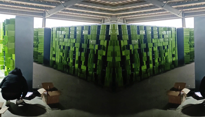Customized smart parcel lockers for last mile package delivery.