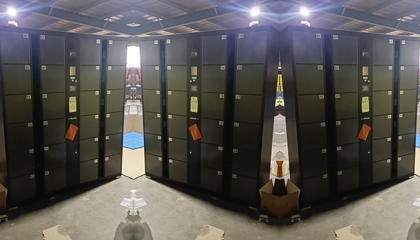 customized supermarket smart storage lockers