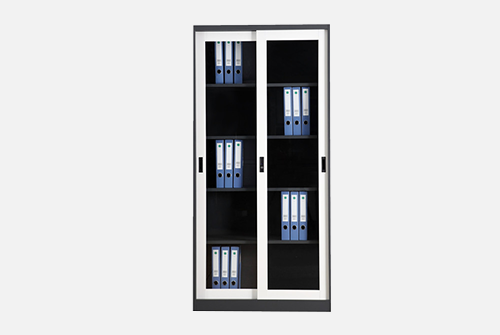 office furniture cheap safe glass door file cabinet