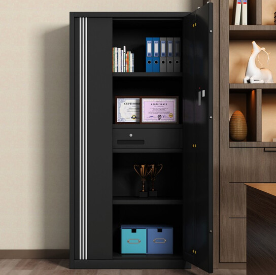 2021 new design steel locker with fingerprint lock filling cabinet with new smart lock