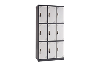 9 door steel locker